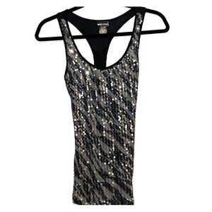 Black and grey tank top